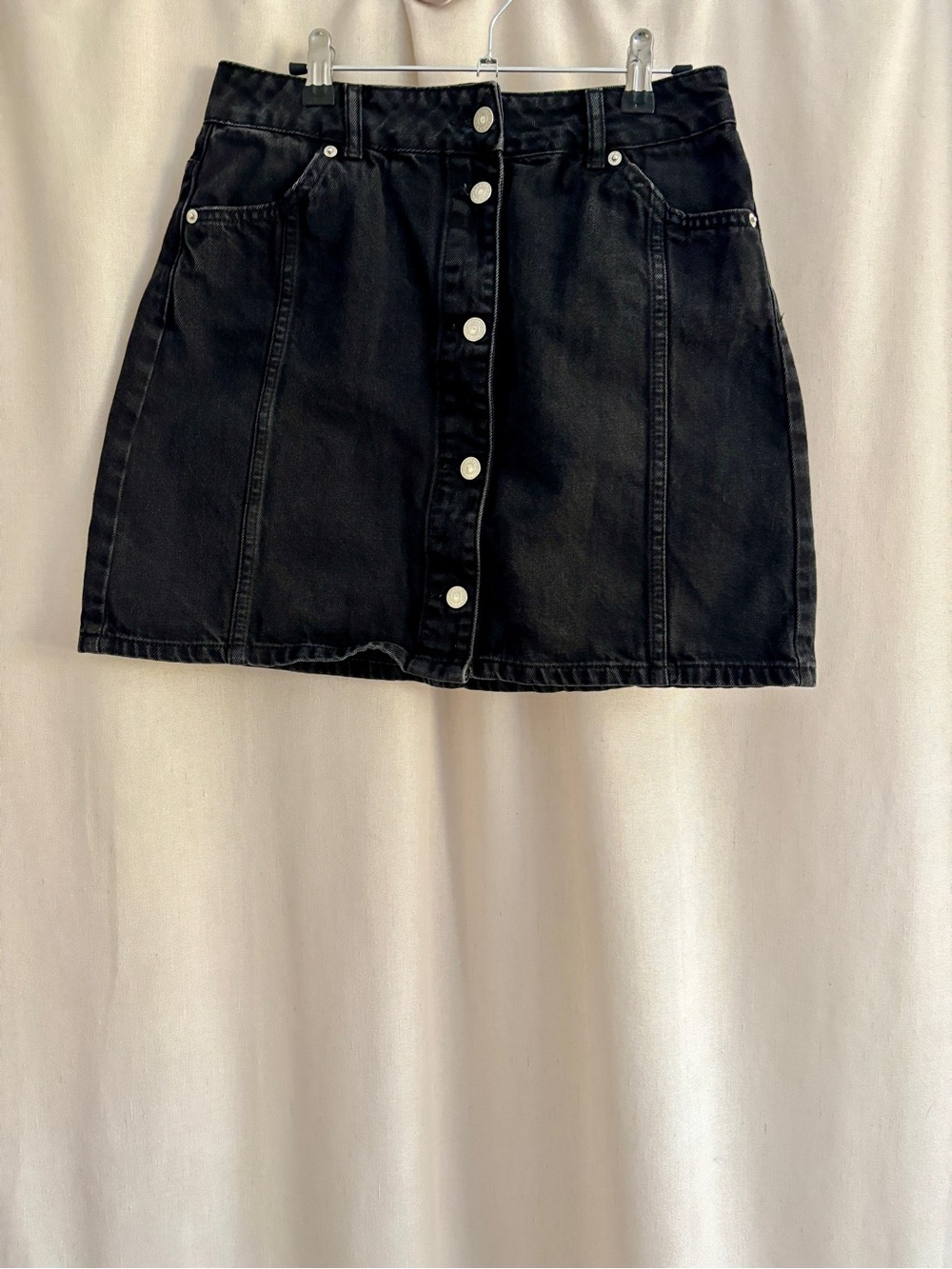 Topshop Moto Denim Skirt — Size 8